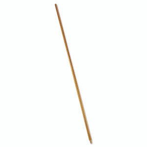 Rubbermaid Commercial Wood Threaded-Tip Broom/Sweep Handle, 0.94" dia x 60", Natural Product Image 