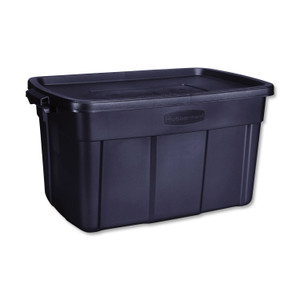 Rubbermaid Roughneck Storage Box, 31 gal, 20.4" x 32.3" x 16.7", Dark Indigo Metallic Product Image 