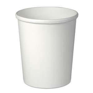 SOLO Flexstyle Double Poly Paper Containers, 32 oz, White, Paper, 25/Pack, 20 Packs/Carton Product Image 
