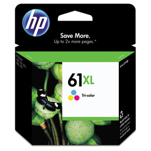 HP 61XL, (CH564WN) High-Yield Tri-Color Original Ink Cartridge View Product Image