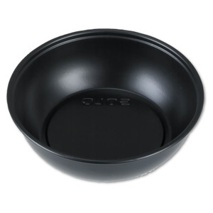 SOLO Polystyrene Portion Cups, 5.5 oz, Plastic, Black, 250/Bag, 10 Bags/Carton Product Image 