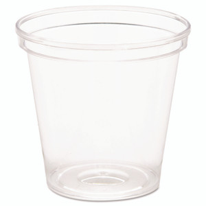 WNA Comet Plastic Portion/Shot Glass, 1 oz, Clear, 50/Pack, 50 Packs/Carton Product Image 