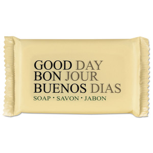 Good Day Amenity Bar Soap, Pleasant Scent, # 1 1/2, 500/Carton Product Image 