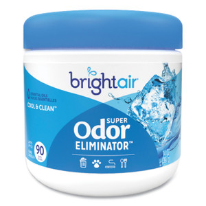 BRIGHT Air Super Odor Eliminator, Cool and Clean, Blue, 14 oz Jar Product Image 