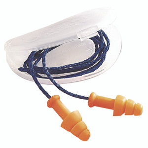 Howard Leight by Honeywell SmartFit Multiple-Use Earplugs, Corded, 25NRR, Orange, 100 Pairs Product Image 