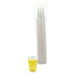 Boardwalk Translucent Plastic Cold Cups, 7 oz, 100/Pack Product Image 