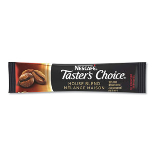 Nescaf Taster's Choice House Blend Instant Coffee, 0.1oz Stick, 6/Box, 12Box/Carton Product Image 