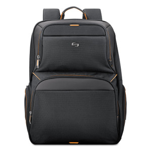 Solo Urban Backpack, Fits Devices Up to 17.3", Polyester, 12.5 x 8.5 x 18.5, Black Product Image 