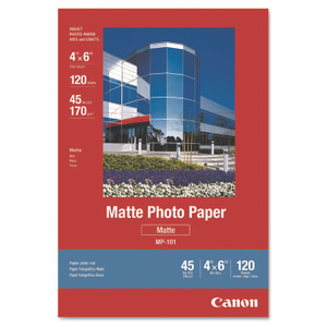 Canon Matte Photo Paper, 4 x 6, Matte White, 120/Pack Product Image 