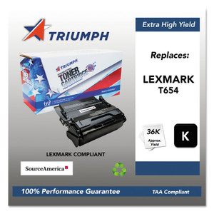 751000nsh1064 Remanufactured T654x41g Extra High-Yield Toner, 36,000 Page-Yield, Black (SKLT654X11A) Product Image 