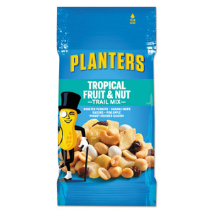 Planters Trail Mix, Tropical Fruit and Nut, 2 oz Bag, 72/Carton Product Image 