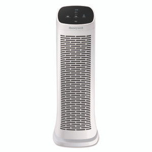 Honeywell Air Genius 3 Oscillating Tower Air Purifier with Permanent Washable Filter, 225 sq ft Room Capacity, White Product Image 