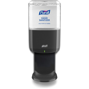 PURELL ES6 Touch-Free Hand Sanitizer Dispenser, Graphite (6424-01) - Automatic - 1.27 quart Capacity - Support 4 x C Battery - Locking Mechanism, Durable, Wall Mountable, Touch-free - Graphite Product Image 