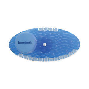 Boardwalk Curve Solid Air Freshener, Cotton Blossom, Blue, 10/Box, 6 Boxes/Carton Product Image 