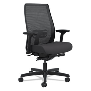 HON Endorse Mesh Mid-Back Work Chair, Supports Up to 300 lb, 17.5" to 21.75" Seat Height, Black Product Image 