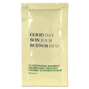 Good Day Conditioning Shampoo, Fresh Scent, 0.25 oz, 500/Carton Product Image 