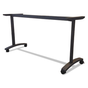 Alera Valencia Series Training Table T-Leg Base, 54w x 19.75d x 28.5h, Black Product Image 