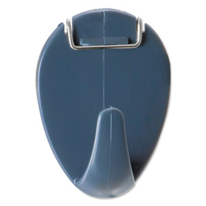 Universal Deluxe Recycled Cubicle Clip with Hook, 40 Sheet Capacity, Charcoal, 5/Pack Product Image 