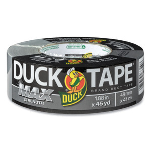 Duck MAX Duct Tape, 3" Core, 1.88" x 45 yds, Silver Product Image 