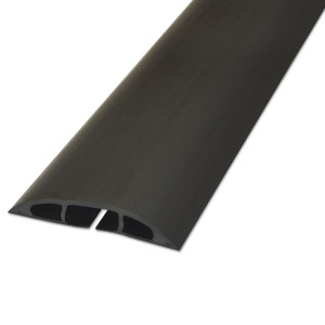 D-Line Light Duty Floor Cable Cover, 72" x 2.5" x 0.5", Black Product Image 
