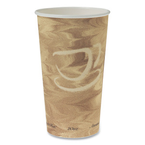 SOLO Single Sided Poly Paper Hot Cups, 20 oz, Mistique Design, 40/Bag, 15 Bags/Carton Product Image 