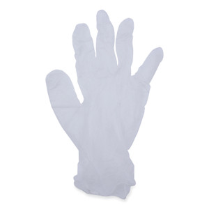 Boardwalk General Purpose Vinyl Gloves, Powder/Latex-Free, 2.6 mil, Medium, Clear, 100/Box Product Image 