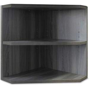 Mayline Medina Corner Support for Hutches - 20" Height x 15" Width x 15" Depth - 2 Shelve(s) - Finish: Gray Steel Laminate - Abrasion Resistant, Stain Resistant, Water Resistant, Durable - For Office Product Image 