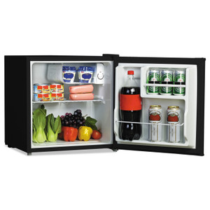 Alera 1.6 Cu. Ft. Refrigerator with Chiller Compartment, Black Product Image 