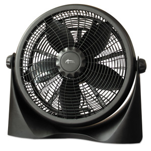 Alera 16" Super-Circulation 3-Speed Tilt Fan, Plastic, Black Product Image 