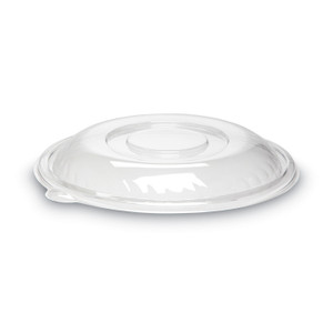WNA Caterline Pack n' Serve Plastic Lids, Dome Lid, 12" Diameter x 1.5" h, Clear, 25/Carton Product Image 