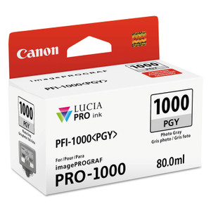 Canon 0553C002 (PFI-1000) Lucia Pro Ink, Photo Gray Product Image 