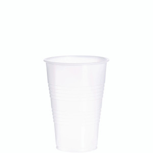 Dart High-Impact Polystyrene Cold Cups, 16 oz, Plastic, Translucent, 50/Sleeve, 20 Sleeves/Carton Product Image 