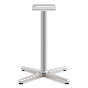 HON Arrange X-Leg Base for 30" to 36" Tops, 25.59w x 27.88h, Silver Product Image 