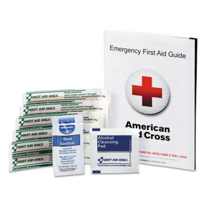 First Aid Only First Aid Guide w/Supplies, 9 Pieces Product Image 