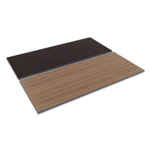 Alera Reversible Laminate Table Top, Rectangular, 71.5w x 29.5d, Espresso/Walnut Product Image 