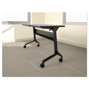 Safco Flip-n-Go Table Base, 70.5w x 21.25d x 27.88h, Black Product Image 