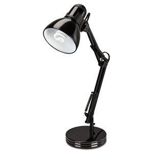 Alera Architect Desk Lamp, Adjustable Arm, 6.75w x 11.5d x 22h, Black Product Image 