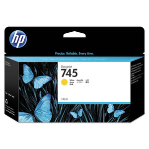 HP 745, (F9J96A) Yellow Original Ink Cartridge Product Image 