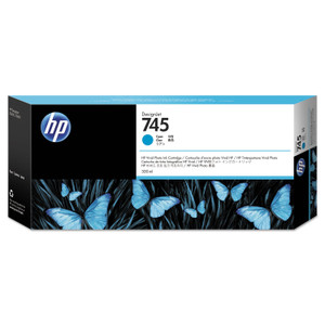 HP 745, (F9K03A) Cyan Original Ink Cartridge Product Image 