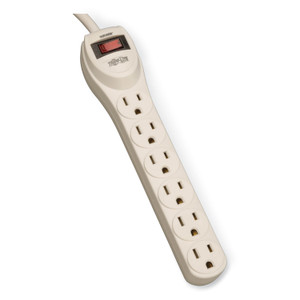 Tripp Lite by Eaton Waber-by-Tripp Lite Industrial Power Strip, 6 Outlets, 4 ft Cord, Gray Product Image 