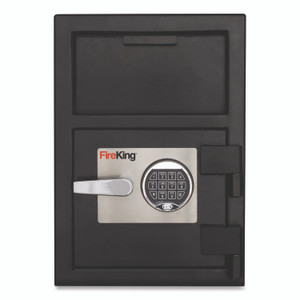 FireKing Depository Security Safe, 0.95 cu ft, 14 x 15.5 x 20, Black Product Image 