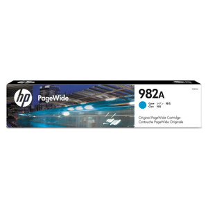 HP 982A, (T0B23A) Cyan Original PageWide Cartridge Product Image 