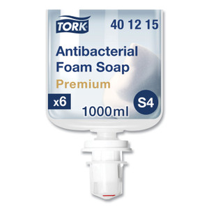 Tork Premium Antibacterial Foam Soap Refill, Unscented, 1 L, 6/Carton Product Image 