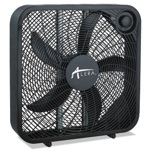 Alera 3-Speed Box Fan, Black Product Image 