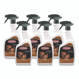 WEIMAN Leather Cleaner and Conditioner, Floral Scent, 22 oz Trigger Spray Bottle, 6/CT Product Image 