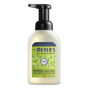 Mrs. Meyer's Foaming Hand Soap, Lemon Verbena Scent, 10 oz, 6/Carton Product Image 