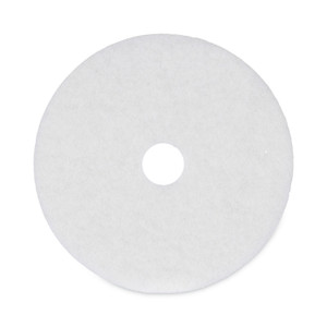 Boardwalk Polishing Floor Pads, 20" Diameter, White, 5/Carton Product Image 