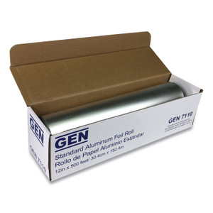 GEN Standard Aluminum Foil Roll, 12" x 500 ft Product Image 