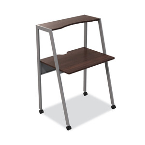 Linea Italia Kompass Flexible Home/Office Desk, 33" x 23.4" x 48", Mocha Product Image 