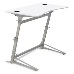 Safco Verve Standing Desk, 47.25" x 31.75" x 36" to 42", White Product Image 